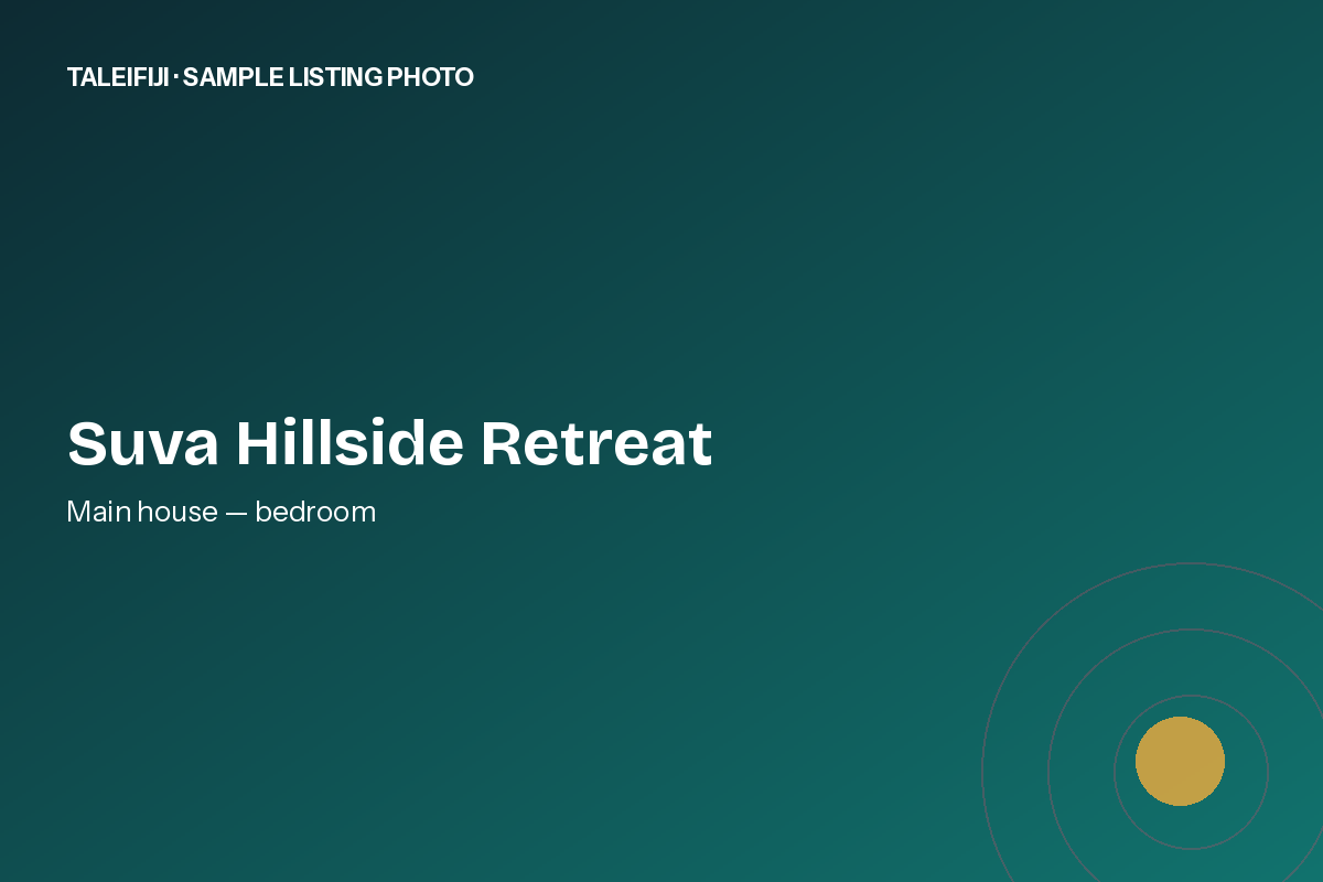Suva Hillside Retreat — Main House Only (3BR + Master)