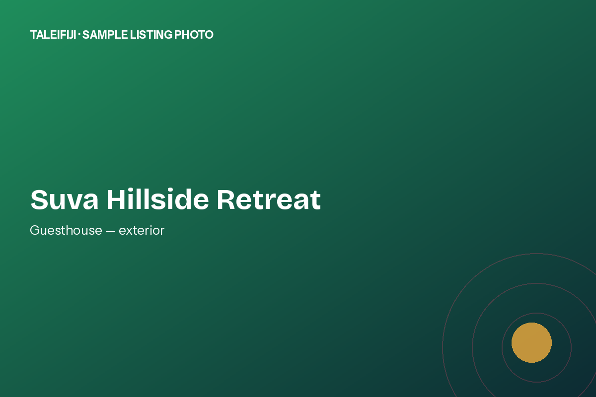 Suva Hillside Retreat — Guesthouse Only