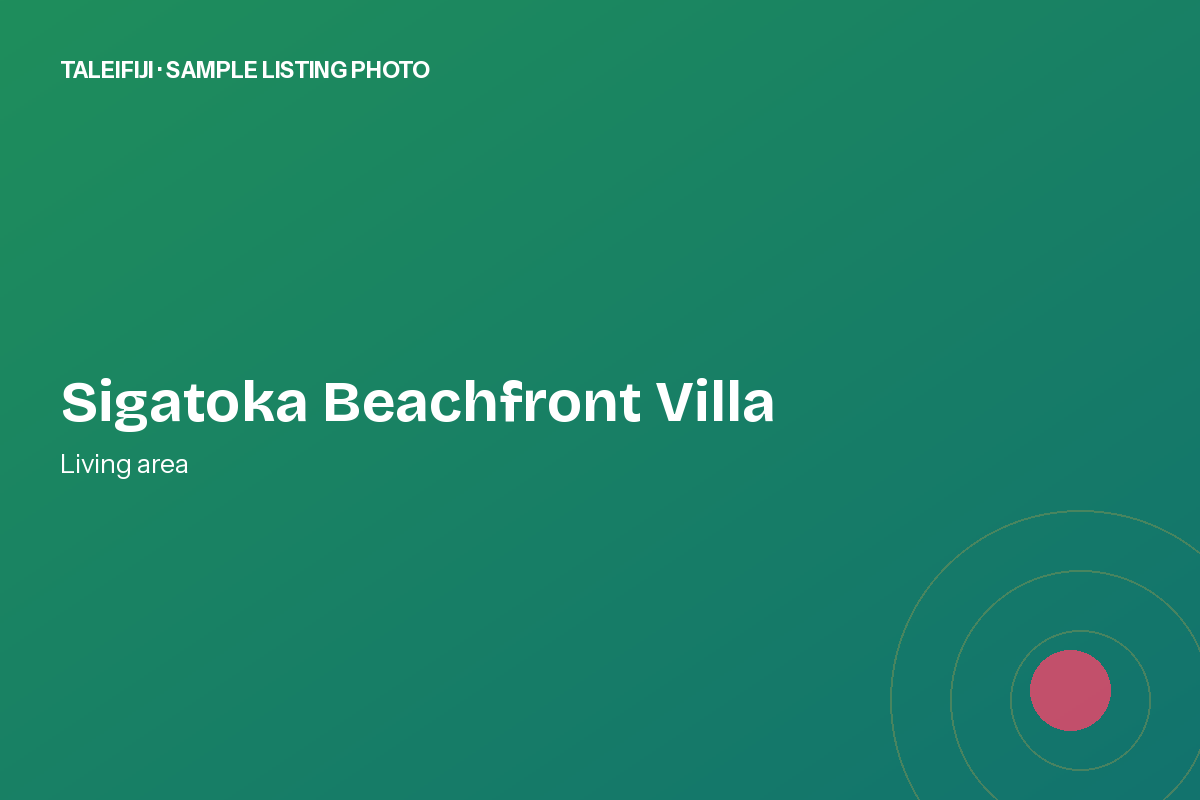 Sigatoka Beachfront Villa — whole property